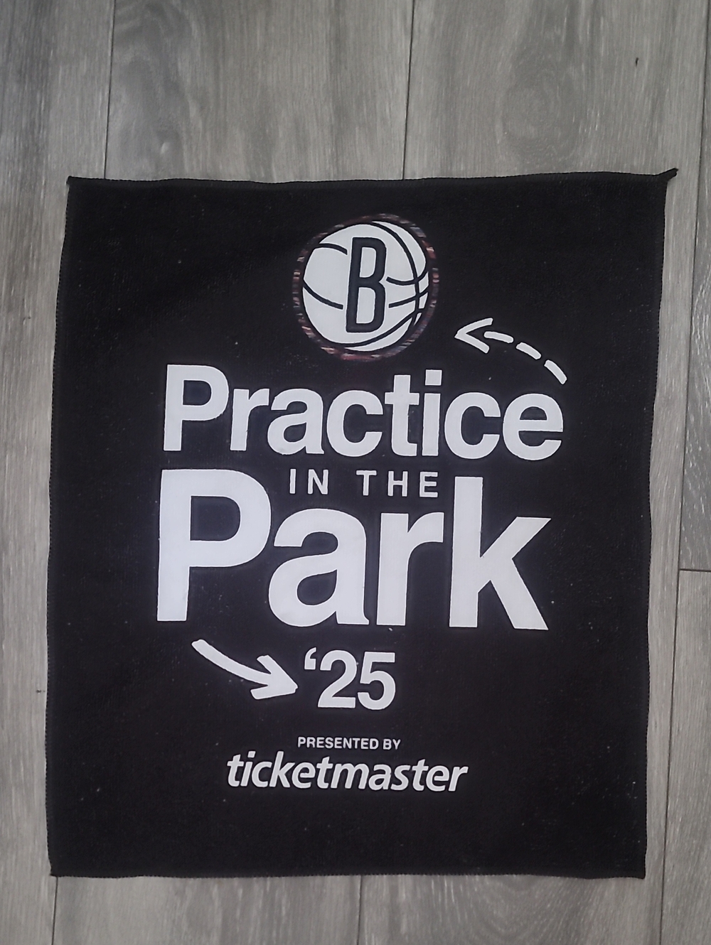 Practice in the Park Promotional Wash Cloth - Black